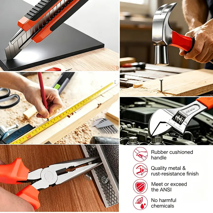 128-Piece Electric Tool Combination Set Bundled with 21 Volt Wireless Drill, Domestic Hand Tool Collection for DIY Fence Mounting, Interior Renovation, Furniture Construction & Household General Maintenance